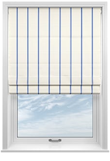 The British Stripe Co. Victoria, Bristol No.1 - Twist&Fit Roman Blind